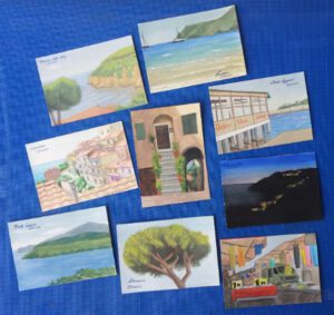 Gouache Postcards